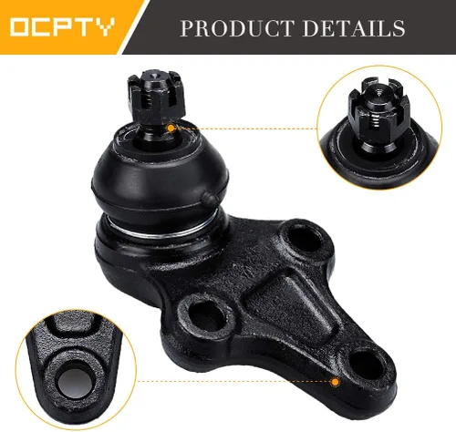 Vista 3 de OCPTY - 2 piezas de suspensión delantera inferior rótula - apto para 1989-1998 para Chevrolet Tracker para Suzuki Sidekick para GEO Tracker para GMC