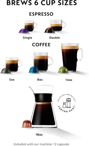 Vista 5 de Nespresso Vertuo Next Máquina para hacer café y espresso de Breville