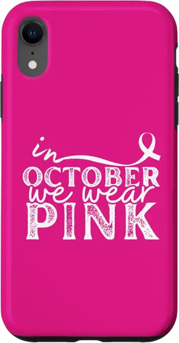 Vista 24 de iPhone 16 In October We Wear Pink Breast Cancer Awareness Graphic Case