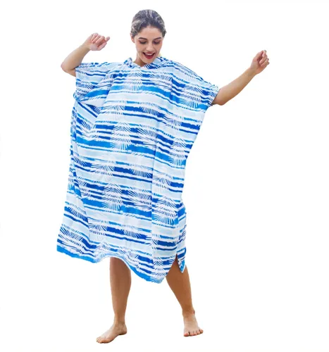 Vista 20 de Catalonia Poncho absorbente de surf para hombres y mujeres, poncho de cambio de toalla de secado rápido, poncho de toalla con capucha para adultos