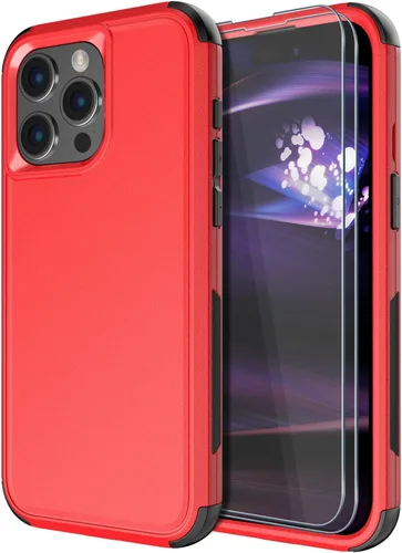 Vista 36 de Diverbox Funda para iPhone 15 Plus [a prueba de golpes] [a prueba de caídas] [protector de pantalla de vidrio templado], funda de protección