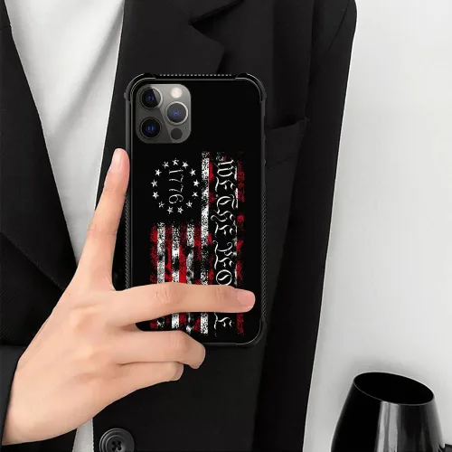 Vista 5 de DAIZAG Funda compatible con iPhone 13 Pro Max, protección completa, a prueba de golpes, antiarañazos, funda de TPU para hombre y mujer, bandera