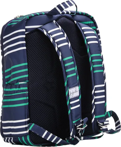 Vista 7 de JuJuJuBe MiniBe Mochila pequeña colección costera - Providence - azul marinoverde azuladoblanco
