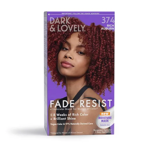 Vista 24 de SoftSheen-Carson Dark and Lovely Fade Resist - Tinte permanente y acondicionador para el cabello, de color intenso, cubre hasta el 100%