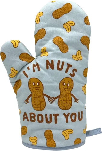 Vista 12 de This Shit is Bananas Funny Crazy Nuts Fruit - Manopla de horno Plátanos