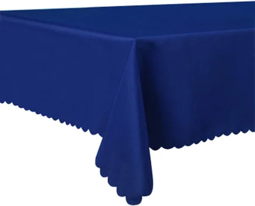 Vista 4 de Queenbox - Mantel rectangular rectangular de poliéster para bodas, fiestas, hoteles, restaurantes