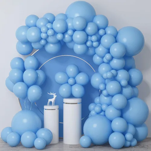 Vista 15 de Globos dorados champán, 60 globos pequeños de látex champán metálico de 5 pulgadas para arco de guirnalda de globos, globos cromados y champán de 5