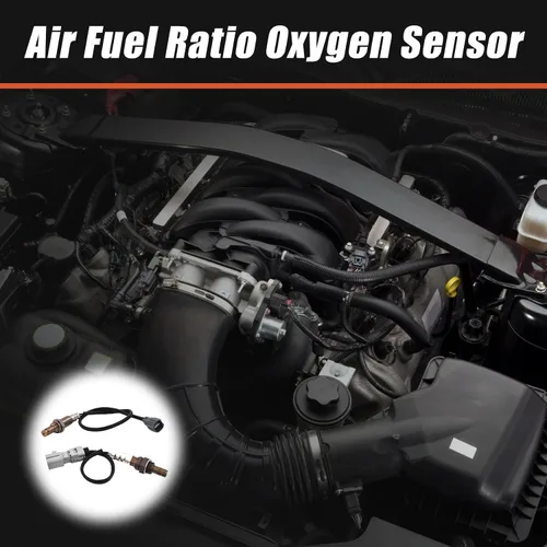 Vista 4 de labwork Nuevo sensor de oxígeno de relación de combustible de aire 2X arriba+aguas abajo para 2005-2010 Scion tC 2.4L