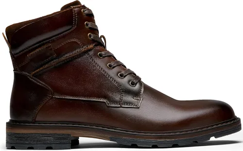 Vista 3 de Jousen Botas de cuero casuales para hombre, botas de vestir Chukka de moda para hombre