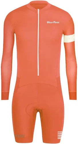 Vista 55 de UGLY FROG Traje de triatlón para hombre de manga corta Jersey de piernas cortas Skinsuit Tri Kit Ciclismo Skinsuit Team Bike Ropa