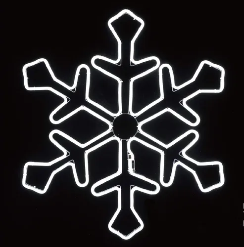 Vista 5 de LAMPHOME Decoración navideña de copo de nieve de 15 pulgadas, 360 luces LED, uso en interiores y exteriores, para Navidad, fiesta, festival