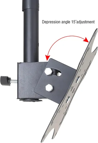 Vista 6 de TV Stand tv Wall Mount TV Ceiling Mount Bracket, Adjustable Height TV Mount, Fits Most 12-32 Inch LED Screen Display, with Loading 66 Lbs(0.85m)