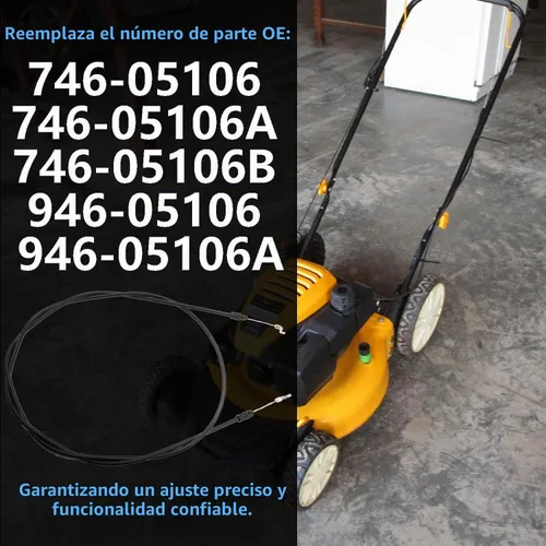Vista 3 de Cable de control 946-05106B, para Cub Cadet MTD Craftsman SC300, SC500, SC500Z, SC500EZ, cable del acelerador se adapta a la mayoría