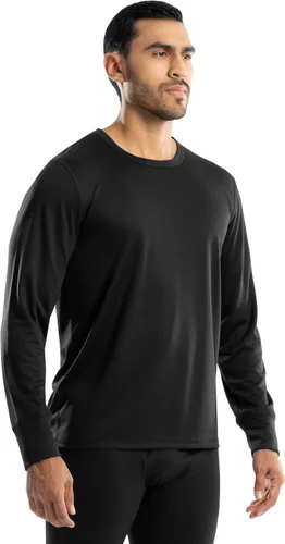 Vista 6 de Realtree Ropa interior térmica de manga larga de poliéster para hombre Negro carbón