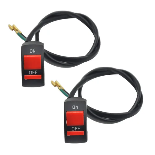 Vista 6 de HOLATO 7/8 '' manillar encendido apagado interruptor para Coleman CT100U CT200U BT200X Mini Bike Dirt Bike Motocicleta Raptor 660 ATV Motorizado