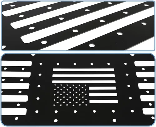 Vista 6 de G-PLUS Tabla de Placa de Almacenamiento, Compatible con Modelos de Puerta Trasera de Toyota Tacoma 2005-2015 (2ª Gen) Placa de Acero de Refuerzo