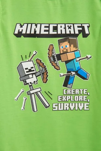 Vista 7 de Minecraft Conjunto de camiseta sin mangas de 3 piezas para niños Creepers