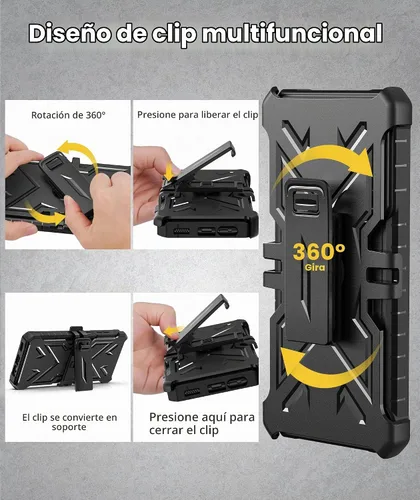 Vista 7 de FNTCASE - Funda para Samsung Galaxy A13-5G con cubierta deslizante