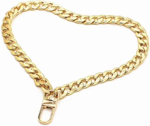 Vista 6 de Model Worker Cadena plana de hierro de 8 pulgadas – Cadena plana de hierro DIY Cadena de bolso Cadenas Accesorios Correas de monedero Correa