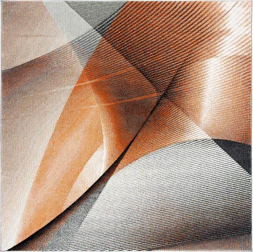 Vista 14 de SAFAVIEH Hollywood Collection - Alfombra decorativa de 2 pies 3 pulgadas x 4 pies, beige y azul, diseño moderno de mediados de siglo, no desprende