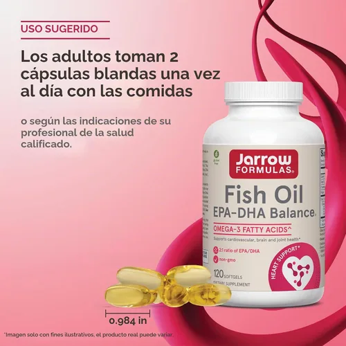 Vista 7 de Equilibro EPA-DHA de Jarrow Formulas, EPADHA120, 120, 1, 1