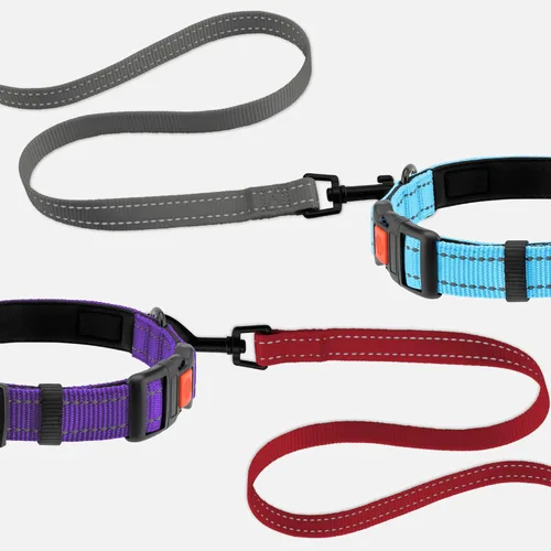 Vista 7 de CollarDirect Correa para perro duradera para mascotas, para caminar, entrenar y correr para pequeña, mediana y grande