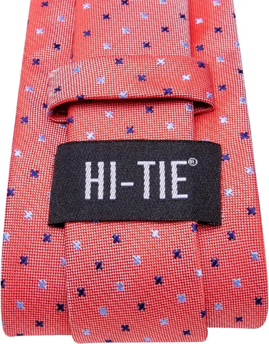 Vista 159 de Hi-Tie Corbata clásica de cachemira para hombre con pañuelo y gemelos a cuadros