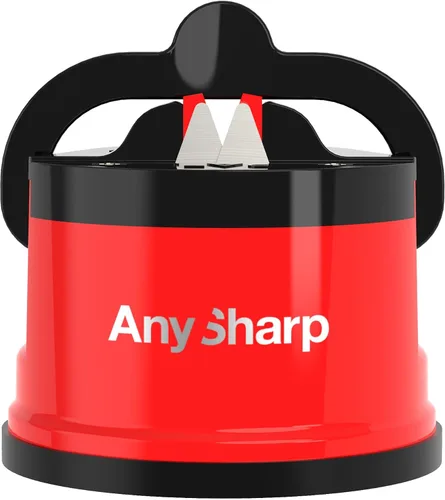 Vista 19 de AnySharp – EDICIONES – Afilador de cuchillos sin manos - Herramienta de afilado fácil de usar con base de succión PowerGrip y ángulo preestablecido