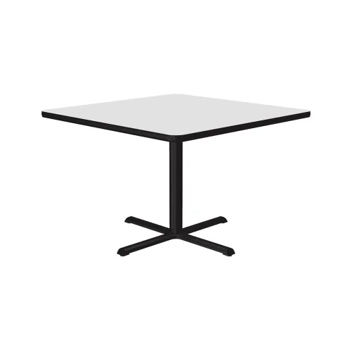 Vista 23 de Correll - Mesa cuadrada de pub de 24 pulgadas, mesa de cóctel de comedor de 29 pulgadas de alto, parte superior laminada de alta presión de granito