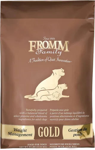 Vista 11 de Comida seca premium Fromm Gold para control de peso para perros - Alimento para perros de gestión de peso para razas medianas y pequeñas - Receta
