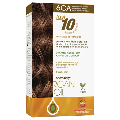 Vista 13 de One 'N Only Fast 10 - Kit de coloración permanente para el cabello, tinte para el cabello para mujeres con aceite de argán para mantener