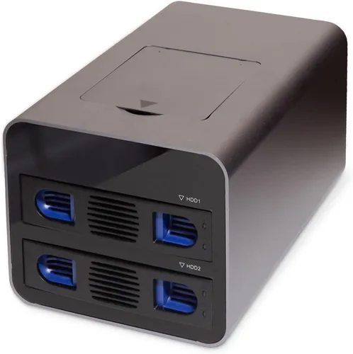 Vista 11 de IO CREST Caja USB tipo C de una sola bahía de 10 Gbps para HDD SATA de 2.5" y 3.5