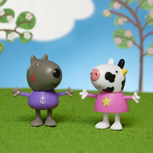 Vista 6 de Peppa Pig Paquete de figuras de Dr. Polar Bear Calls On Peppa and Friends, incluye 8 figuras, juguetes preescolares, a partir de 3 años