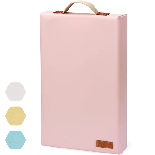 Vista 13 de HappyPicnic Almohadilla impermeable para arrodillarse de jardín, alfombrilla de espuma suave de 2 pulgadas de grosor para jardineros con mango