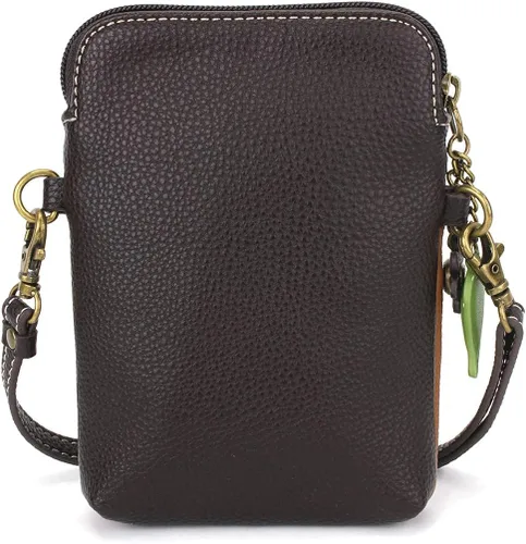 Vista 4 de Chala - Bolsa de piel sintética multicolor con correa ajustable para teléfono celular