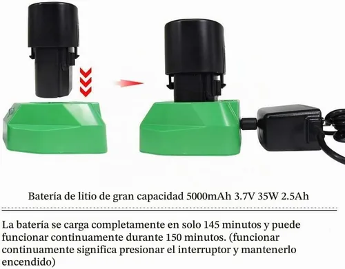 Vista 6 de MXBAOHENG WBT-2 Tijeras eléctricas, inalámbricas y enchufables de doble