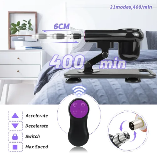 Vista 2 de Máquina sexual ANNGEOK Máquina de consolador automático de empuje sexual