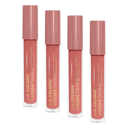 Vista 14 de Manteca de Karité Lip Gloss de lato brillo L.A. Colors, de 0,14 onza, Bebé Pastelillos (Baby Cakes)