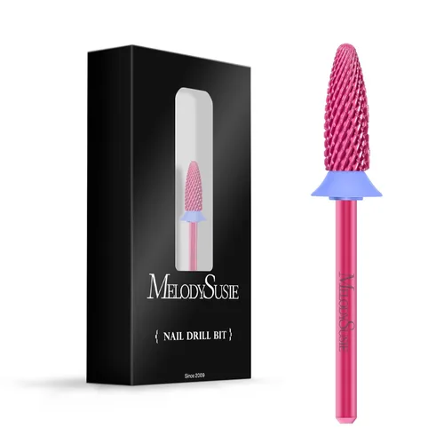 Vista 12 de MelodySusie Brocas largas para uñas con llama, brocas de tungsteno de carburo de 3/32 pulgadas, adecuadas para manicura, pedicura, cutícula, esmalte