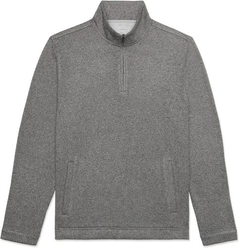 Vista 2 de Van Heusen Flex de manga larga 1/4 cremallera suave suéter polar para hombre (descontinuado)