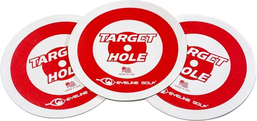 Vista 9 de EyeLine Golf Target Circle as Training Aid – Ideal for Chipping and Pitching – Super Thin with Foldable Configurations. Bright Color Markings Easy