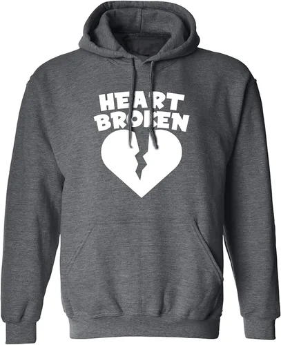 Vista 5 de zerogravitee Sudadera con capucha para adultos con corazón roto