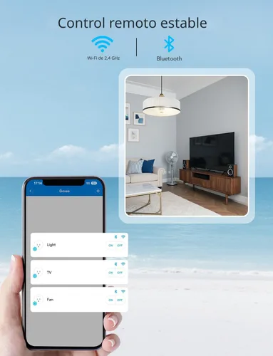 Vista 6 de Govee Enchufe inteligente, salida WiFi compatible con Alexa y Google Assistant, mini enchufes inteligentes para el hogar con función de temporizador