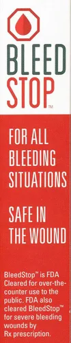 Vista 5 de Bleedstop Stop Bleeding in Seconds Primeros auxilios de emergencia para niños y familia en casa (2) paquetes de polvo de 0.71 oz (1)