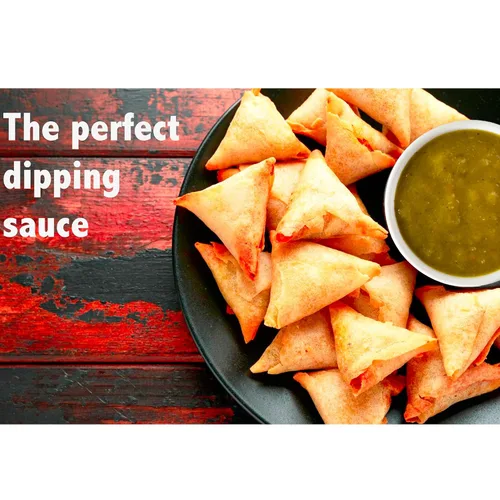 Vista 3 de Chutney de mango de las Indias Occidentales de 12 onzas Perfecto con platos de curry, salsa de inmersión para samosas, acra, alitas de pollo