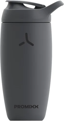 Vista 11 de Promixx Pursuit Botella Agitadora Aislada de Acero Inoxidable Botella de Agua y Vaso Agitador, 18 onzas, Coral