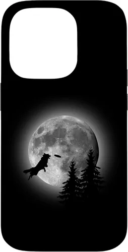 Vista 17 de Border Collie Catching Frisbee Moon Case for iPhone 16