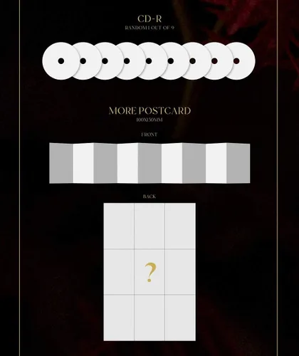 Vista 3 de JYP Twice - More & More (9º mini álbum)+juego de tarjetas de fotos extra (A+B+C ver. Set)