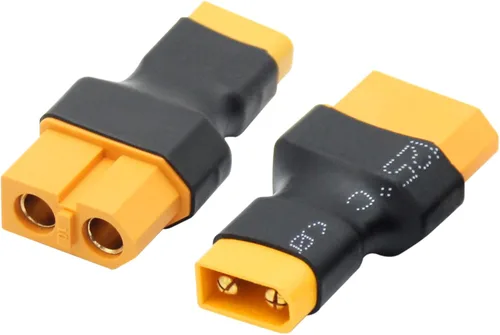 Vista 2 de 2 pares de adaptadores XT60 a XT30 macho hembra, XT30 a XT60 conector inalámbrico enchufe para RC FPV Drone Car Lipo NiMH cargador de batería ESC
