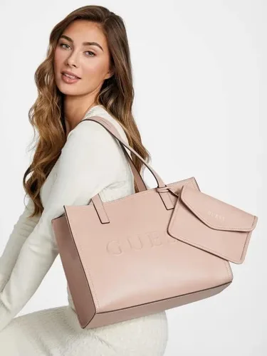 Vista 2 de GUESS Factory Briar Tote para mujer, Polvo